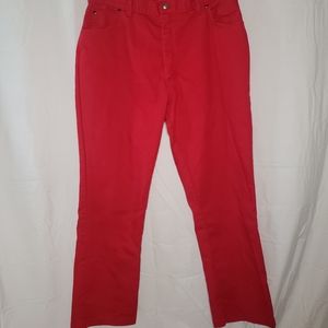 Sheplers woman's red jeans size 20